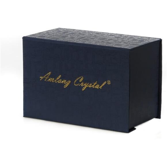 Amlong Crystal 3 inch (80mm) Clear Crystal Ball with Redwood Lion Resin Stand - Picture 3 of 8